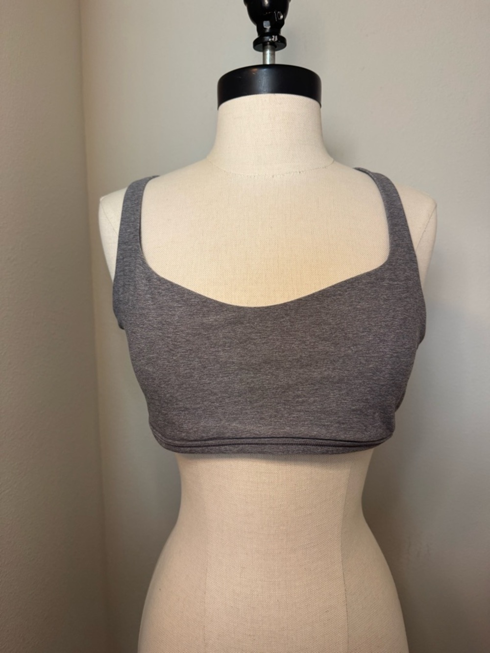 Women's Lululemon Free to Be bra in Heathered gray color